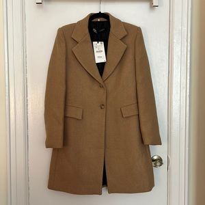 Zara camel coat